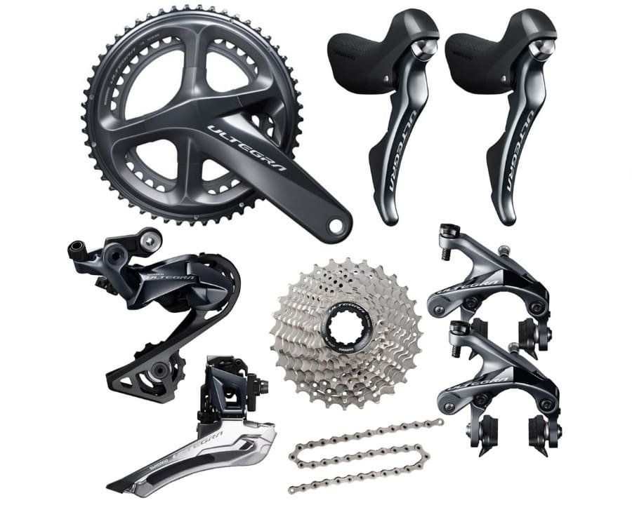 Groupset Shimano Ultegra R8000 11s thắng gôm 1 Groupset Shimano Ultegra R8000 11s thắng gôm