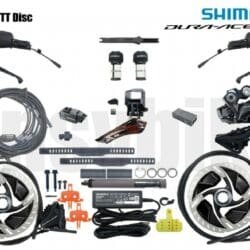 Groupset Shimano Dura Ace R91xx Di2 11s dành cho xe TT
