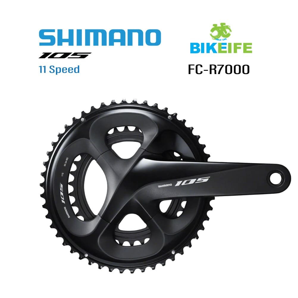 r7000 edit Shimano 105 FC-R7000 Crankset 2x11 Speed - Ảnh 1