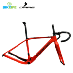 FRAME SET Carbon DARE GFX GRAVEL (Màu FLAME) DISC BRAKE